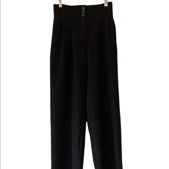 ASM ANNA High Rise Wide Leg Trouser Pants - Picture 10 of 11